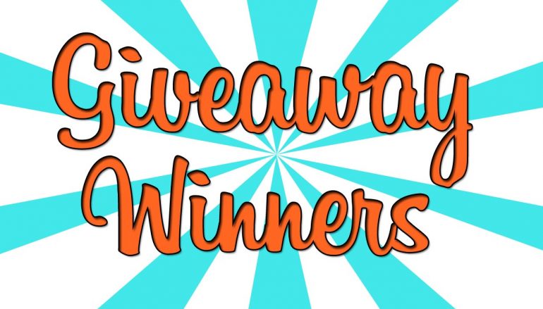 Giveaway Winners 11/7/17