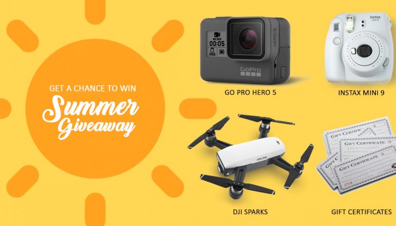 Panoramic Trip Summer Giveaway: Win A DJI Spark, GoPro Hero 5, Instax Mini 9 Or Gift Card