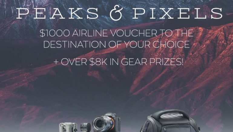Peaks and Pixels Photo Gear & Trip Giveaway: Win A Sony A7RII, $1,000 Travel Voucher, And Much More!