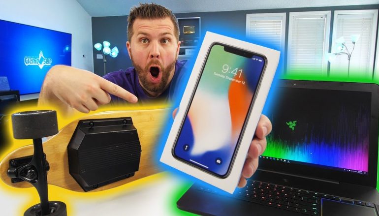 GizmoSlip 4 Mill Giveaway: Win A Razer Blade Pro Laptop, iPhone X, Ownboard Electric Skateboard! (Multiple Winners)