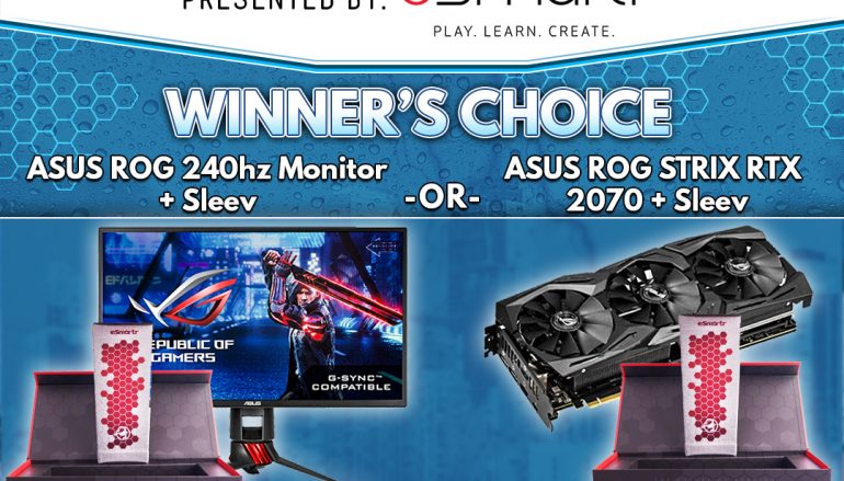 Tempo May Giveaway: Win An ASUS ROG 240hz Monitor Or ASUS ROG STRIX RTX 2070